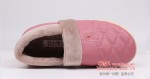 BX151-139 粉色 居家保暖毛绒包跟情侣棉拖鞋女