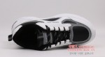 BX567-003 黑色 时尚复古拼接厚底休闲鞋【二棉】