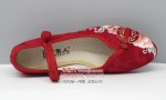 BX007-850 红色 舒适中国风刺绣古典女单鞋