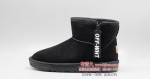 BX670-007 黑色 休闲舒适男雪地靴