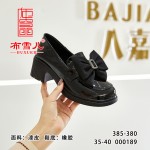 BX385-380 黑色 时尚百搭软底软面休闲女单鞋