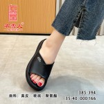 BX385-394 黑色 时装休闲女凉拖鞋