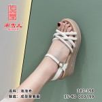 BX385-398 米色 时尚休闲女凉鞋